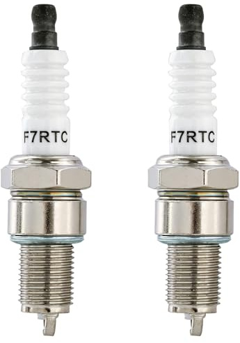 F7RTC Zündkerzen 2 Pack,Kupfer-Kern für Rasenmäher,Ersatz für NGK 5534,BPR7ES, BOSCH 7992,WR5DC 4038,WR5DP, Motorsägen & Generatoren,Hohe Langlebigkeit & korrosionsbeständig