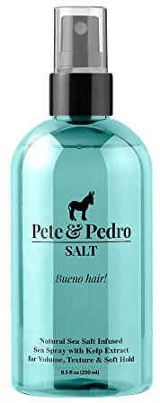 Pete & Pedro SALT - Natural Sea Salt Spray for Hair Men & Women, Adds Instant Volume, Texture, Thickness, & Light Hold | Texturizing & Thickening | As Seen on Shark Tank, 8.5 oz.