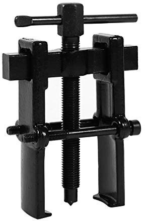 Extracteur à Engrenage, Keenso Outil de Suppression Extracteur de Vitesse de Roulement à 2 Mâchoires Outil de Décapant de Pignon en Acier au Carbone Réglable Remover (3 38 x 65 mm)