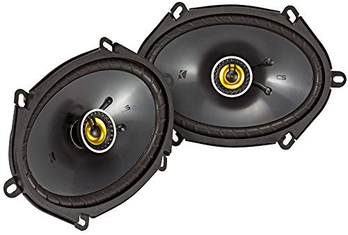 KICKER CS Series CSC68 6 x 8 Inch Car Audio System Speaker, Black (2 Pack)