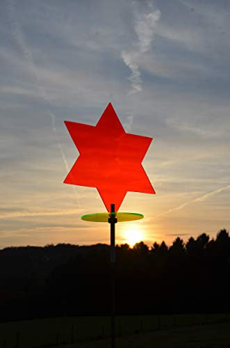 Stecker Gartenstecker Stele Stern Sonnenfänger Edelstahl