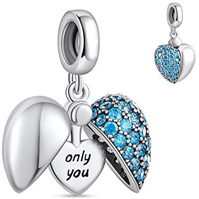 NINGAN S925 Charms Liebe, Familie, Reisen, Geburtstag Anhänger | Geschenk für Frauen, Mädchen, Freunde, Ehefrau, Mutter, Tochter – Geburtstag, Jahrestag, Valentinstag, Weihnachten