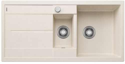 BLANCO Metra 6 S 527116 Silgranit Softweiß - Reversible, con mando a distancia, con accesorios
