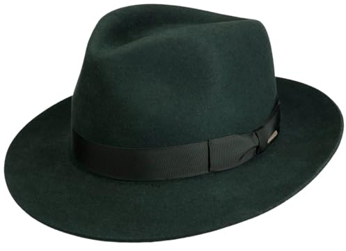 Stetson Penn Bogarthut Fedora-Hut Haarfilz Made in EU Damen und Herren Sommer Winter
