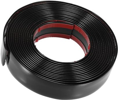 Hihaha Protection de bord de portière de voiture, Seuil de porte, Baguette de protection en PVC Noir