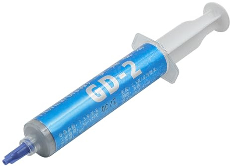POFET Grasa de Silicona conductora térmica CPU/GPU,Pasta de Silicona para disipación de Calor,Pasta compuesta térmica,Grasa de Silicona de conductividad térmica no conductora de CPU 7.5W/MK 30g