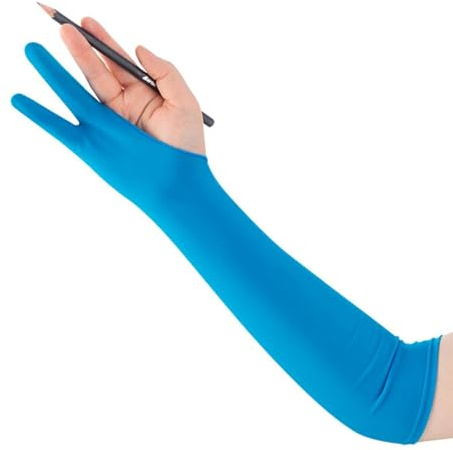 Handschuh - Zeichenhandschuh | Lange Handschuhe mit zwei Fingern | Dight Art Handschuh | Zeichenhandschuh für jeden grafischen Zeichentisch | Kunst-Malartikel für Männer,