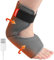 comfheat Almohadilla térmica para tendinitis de Aquiles, fascitis plantar, almohadilla de calefacción USB para aliviar el dolor de espolones del talón, 45 minutos de apagado automático, ajustable para