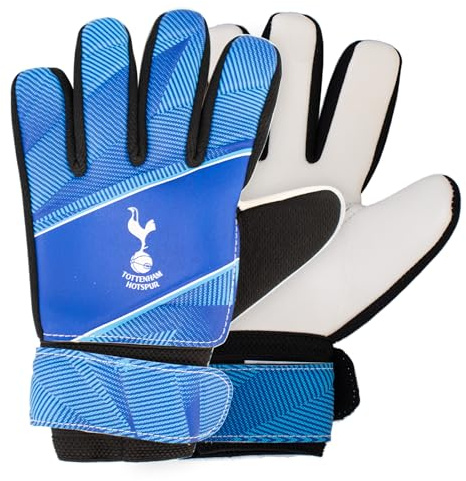 Hy-Pro Guantes de Portero con Licencia Oficial del Tottenham FC, Junior, diseño Fusible, espolones, Portero, con Fuerte cincha de Palma para Alto Rendimiento, niños y niñas
