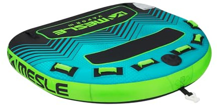 Mesle Funtube Vapor, 3 Personen, Wasserreifen für Kinder & Erwachsene, Towable Tube aufblasbar Wassersport, Schleppring für Boot & Jetski, Schleppreifen zum Ziehen
