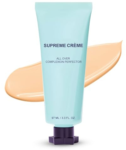 Supreme Cream, All Over Complexion Perfector, BB Cream Tinted Moisturiser, Full Coverage Concealer – Hydrating, Waterproof & Long-Lasting Body Coverage Perfector (Light, 97ml)