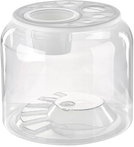 CSYQPDMBDL Kugelaquarium, Goldfischglas, Haushalt Schildkröte Box Mit Deckel Runde Fisch Tank for Wohnzimmer Büro Desktop