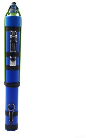 Canna da pesca portatile con fionda e struttura leggera in ABS, progettata per un facile trasporto e controllo, adatta a tutti i livelli di abilità dei pescatori (A)