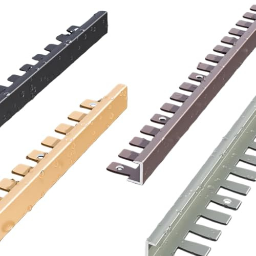 Bendable Transition Strips 36 40 48 Flexible Floor Edging Trim for Wood to Tile or Laminate 2/3pcs Black Gap Connectors 0.5 * 100cm/40 Perfect for Seamless Flooring Solutions