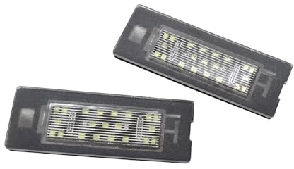 Luci Targa Lampade Targa Per Fiat Per Panda Per MK3 Tipo 169 2003-2012 Per MK4 312/319 2011-up 2PCS Numero Di Licenza LED Luci Targa Lampade Bianche