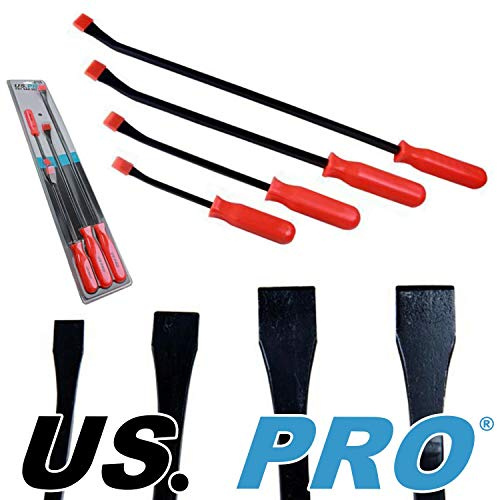 US PRO 4PC Pry Bar Set 200mm 300mm 450mm 600mm 6725