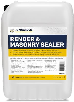Render & Masonry Sealer - Breathable - Natural matt finish. (20 Litre)