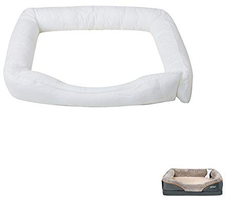 JOYELF Orthopädisches Memory-Foam-Hundebett, -Füllung, Nackenrolle, Füllkissen â€“ GröÃŸe XL