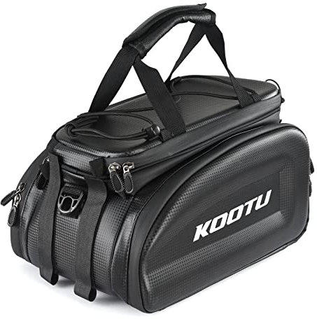 KOOTU Gepäckträgertasche für Fahrrad, Wasserdicht Fahrradtasche Multifunktionale Gepäckträgertasche Rucksack Seitentasche für Sitz Outdoor Korb Schulter Handtasche Umhängetasche