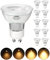 EDISHINE GU10 LED Warmweiss Dimmbar 4W 350LM, LED GU10 2700K 38° Abstrahlwinkel Leuchtmittel, 40W Halogen äquivalent, Spots, Einbaustrahler,10er