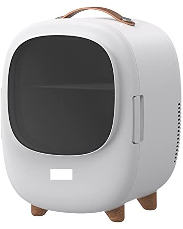 DieffematicBX Frigorifero Piccolo Mini Frigorifero da Tavolo da 8 Litri per Uso Domestico da 60 W con Potenza a Doppio Uso, scaldavivande e Frigorifero Piccolo