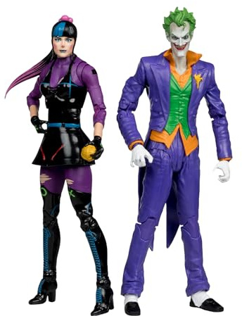 McFarlane Toys DC Multiverse The Joker & Punchline Actionfigur, 17,8 cm, 2 Stück