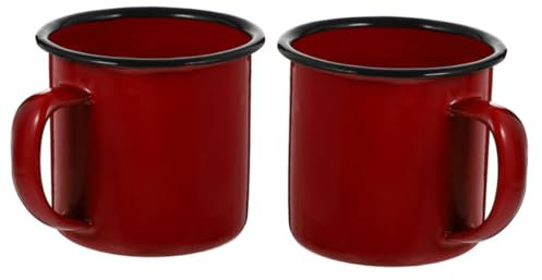 Generisch Becher-set 2-teilig Vintage-trinkbecher Camping Outdoor Büro Ohne Griff Für Heiße/kalte Getränke