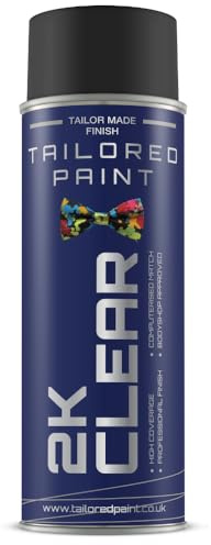Tailored Paint 2K HS Lacquer Aerosol Spray Can With Activator Crystal Clear Coat For Wood Plastic Metal uPVC Car Paint Flawless Finish (1)