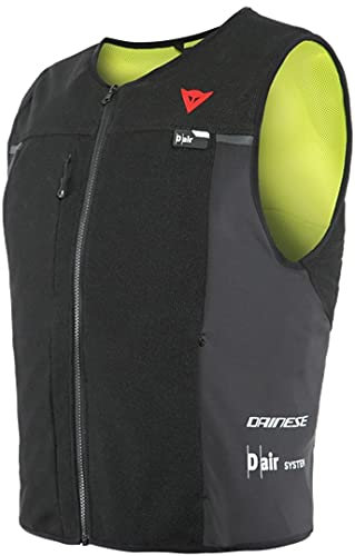 Dainese Smart D-Air® V2 Airbag Chaleco (Black/Yellow,XL)