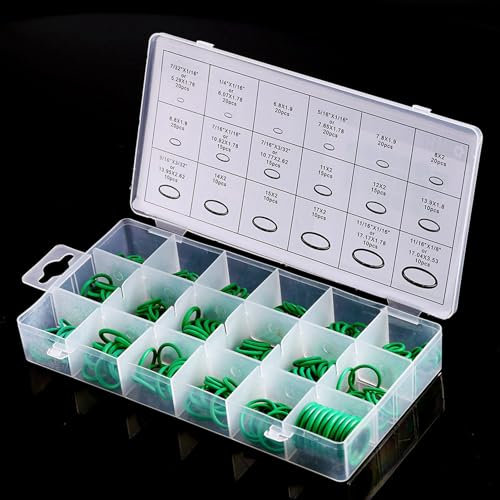 Gavigain 18 Größen 270Pcs O Ringe Kit, Auto LKW Ersatz Klimaanlage O Ring Werkzeuge Automotive Ersatz O Ringe