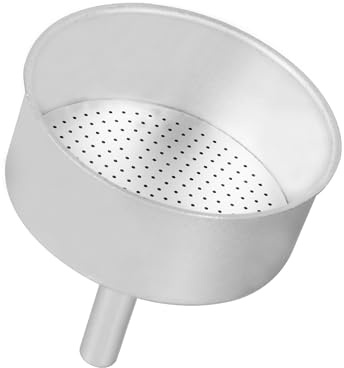 Entonnoir de rechange pour cafetière à moka 9 tasses, filtre en aluminium, entonnoir de rechange pour cafetière à moka (1 pièce de 9 tasses)