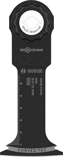 Bosch 10x PRO Multi Material MAII 52 APB Multitool Blade (for Wood with nails, Metal sandwich, Width 52 mm, Professional Accessory Multitool)