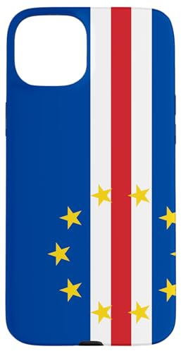 Cape Verde Flag Colors Gift for Cabo Verdeans Case for iPhone 15 Plus