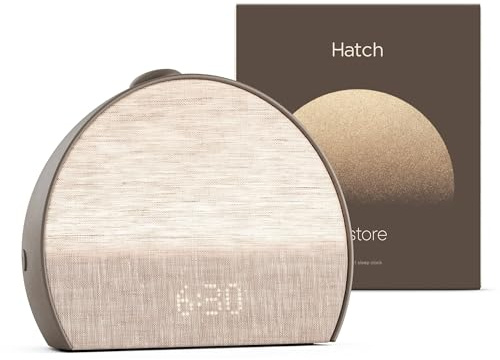 Hatch Restore 3 Sunrise Alarm Clock, Sound Machine, Smart Light (Cocoa) - White Noise, Screen-Free Sleep Routine
