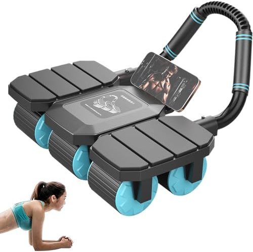 Roller AB – Bauchmuskel-Roller | Bauchtrainer | Trainingsgerät für das Fitness-Studio zu Hause verwendet die Rückprallmaschine mit 8 Ellenbogen
