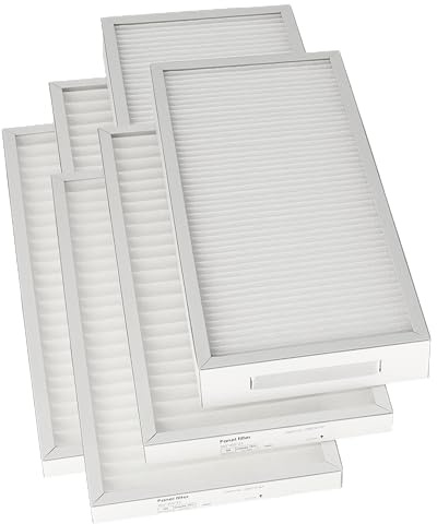 Tops 4 Filtres G4 et 2 filtre M5 pour VMC Unelvent Ideo Ecowatt 325/ Initia 225 | Kit de Filtres Unelvent Ideo