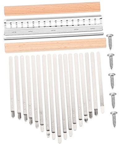 Kisangel 17-ton Selbstgemacht Kalimba Bausatz Daumenklavier Zubehör Satz Mit Klaviertasten Und Brücke Für Handgemachtes Fingerklavier