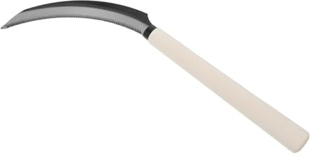 Milisten Hoz De Arroz Dentada para Cosecha De Césped Herramienta De Jardinería Pequeña De Mano para Deshierbe Jardinería y Mantenimiento De Césped