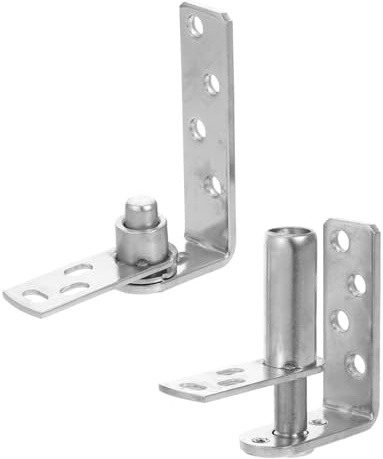 HAMPPLIES Charnière Pivotante Inox à Double Action avec Fermeture Automatique Charnière Ressort pour Portes Ouverture Bidirectionnelle pour Bar Bureau et Domicile Quincaillerie Robuste