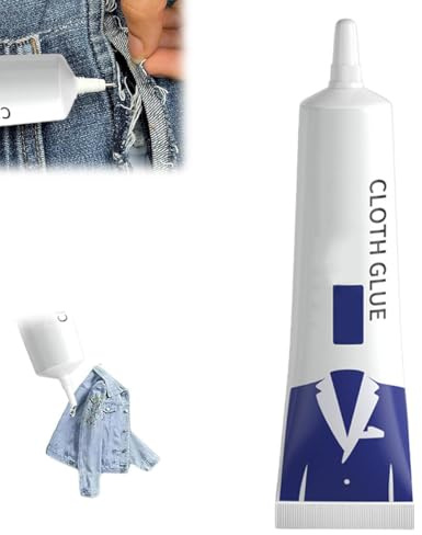 Adesivo multiuso forte per pelle e tessuto, adesivo flessibile impermeabile extra forte, lavabile, trasparente, per riparazioni di abbigliamento, ad asciugatura rapida, per tutti i tessuti