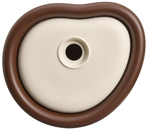Elho Organic Nichoir 25cm - Chestnut Brown | L 27.4 x W 16.8 x H 25.4 cm | Plastique 100% recyclé
