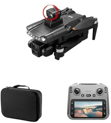 LKHLTBF Triple Battery,4K,Drone GPS Max v198 avec caméra HD Professionnelle 8k 5g WiFi Laser sans balais évitant Les barrières quadricoptère Pliable