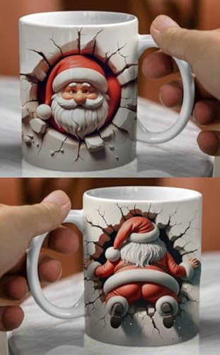 Mug Père Noël - Idée cadeau - Tasse Noël Humour - Hiver enchanté N2503