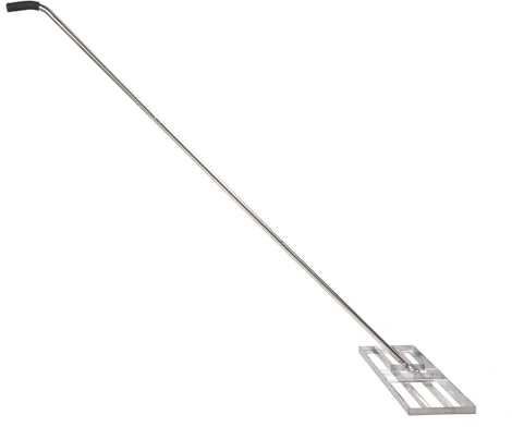 Acouto Râteau de Nivellement de Pelouse, Outil de Nivellement de Pelouse en Acier Inoxydable pour Paysage, Jardin, Terrain de Golf, Zone de Ferme, Temps et Outil Réduisant sans Effort la Couverture