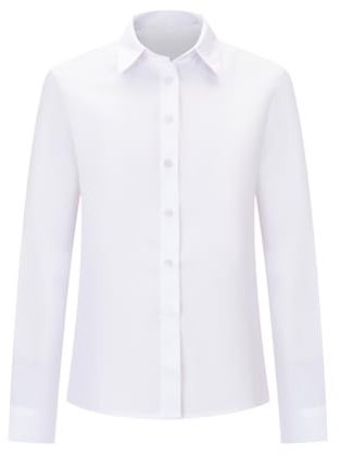 Camisa Camarera Mujer Manga Larga Hosteleria Uniforme Profesional Trabajo Restaurante Bar Hotel Servicio Sala Elegante Comoda Resistente Tejido Ligero Ajuste Femenino Uso Serie S826
