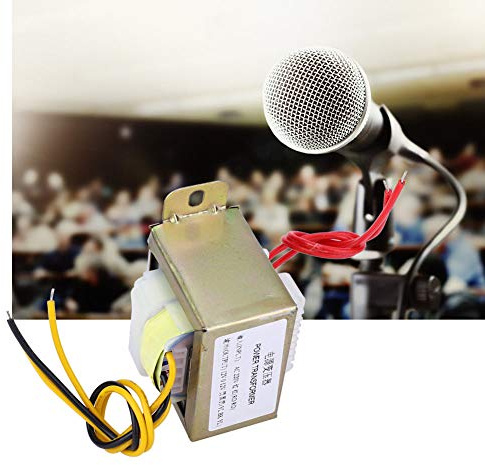 Oumefar 12V Dual AC 30W Pure Copper Power Transformator för 2.1-kanals Förstärkarkort, Hög Konverteringseffektivitet, Lämplig för Tonkort, Förförstärkare, Korrosionsskyddande Material (94)