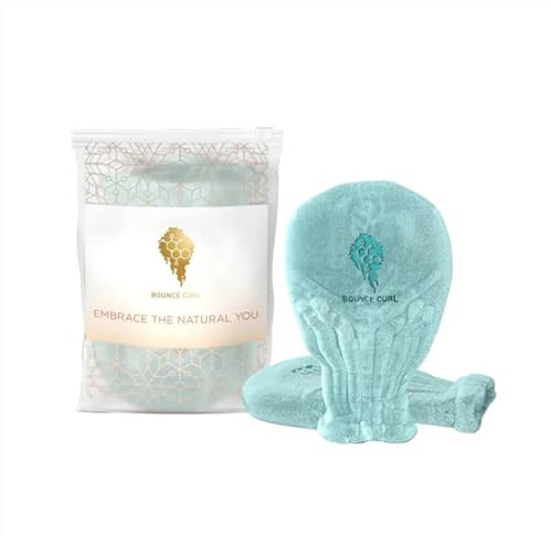 Bounce Curl Hair Drying Mittens (Teal)
