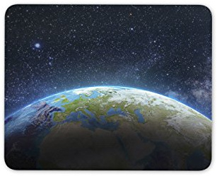 Destination Vinyl Mats Impressionnant planète Terre Tapis de Souris Pad - Espace système Solaire Cadeau PC Ordinateur # 8352