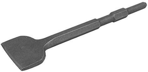 Aexit 280 mm 11 pulgadas Longitud 75 mm Ancho Metal Caña redonda Spline (model: H1444IXII-1206IM) plano Cincel gris