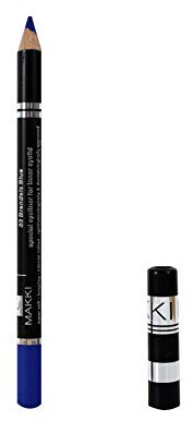 Makki 03 Brandeis Blue Waterline Kohl Eyeliner - Spezial Kajal für die inneren Augenlider - vitalisierend und wasserfest - empfindliche Augen hypoallergen Eyeliner Pencil